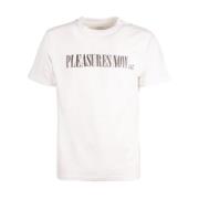 Witte T-shirts en Polos met Voorprint Pleasures , White , Heren