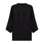 Oversized T-shirt 'Dana' The Mannei , Black , Dames