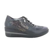 Stijlvolle Zwarte Patrizia W23 Sneakers Mobils , Black , Dames