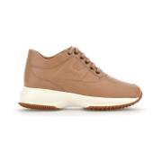 Beige Platte Schoenen met Verwijderbare Binnenzool Hogan , Beige , Dam...