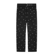 Unnie Stud Marmont Canvas Katoenen Broek Roseanna , Black , Dames