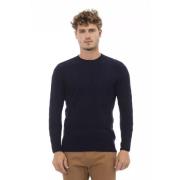 Blauwe Crewneck Sweater Alpha Studio , Blue , Heren