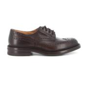 Bruin Leren Brogue Derby Tricker's , Brown , Heren