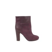 Pre-owned Suede boots Chloé Pre-owned , Purple , Dames