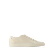 Beige Leren Lage Sneakers Common Projects , Beige , Dames