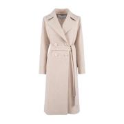 Stijlvolle Ceintuurjas Nenette , Beige , Dames