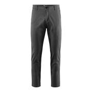 Slim Fit Chino Broek van Stretch Katoen Gabardine BomBoogie , Gray , H...