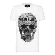 T-Shirts Philipp Plein , White , Heren