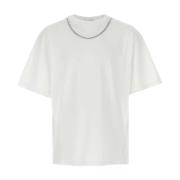 Oversized Wit Katoenen T-Shirt Ambush , White , Heren