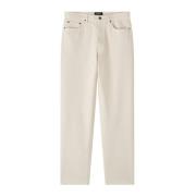 Ecru Martin Katoenen Broek A.p.c. , Beige , Heren