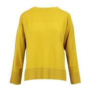 Olijfolie Kimono Sweater Kaos , Yellow , Dames
