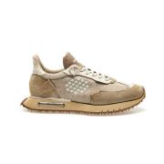 Zwaluwstaart Vleugelsneakers Be Positive , Beige , Heren