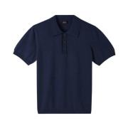 Klassieke Heren Polo Shirt A.p.c. , Blue , Heren