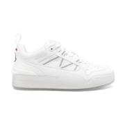 Lage Top Sneakers Moncler , White , Dames