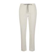 Crèmekleurige Corduroy Broek Eleventy , Beige , Dames