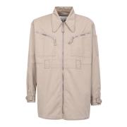 Lichtgewicht katoenen jas Maison Margiela , Beige , Heren