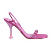 Fuxia Eloise Strass Sandalen 3Juin , Pink , Dames