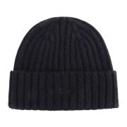 Wengen Blauwe Beanie met St. Barth Borduursel MC2 Saint Barth , Blue ,...