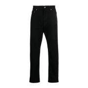 Zwarte Straight-Leg Jeans Haikure , Black , Heren