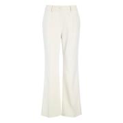 Flared Leg Chic Trousers Dea Kudibal , Beige , Dames