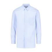 Blauwe Overhemden van Comme des Gars Comme des Garçons , Blue , Heren