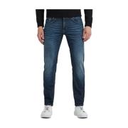 Diepblauwe Slim-fit Jeans PME Legend , Blue , Heren