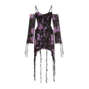 Binnenin een Dark Echo collectie jurk Misbhv , Purple , Dames