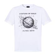 T-shirt met logo PS By Paul Smith , White , Heren