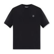 T-shirt met logo Maison Kitsuné , Black , Heren