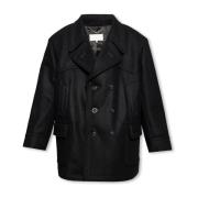 Double-Breasted Coats Maison Margiela , Black , Heren