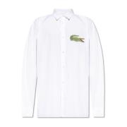 Shirt x Lacoste Comme des Garçons , White , Heren