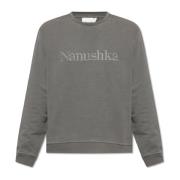 Mart sweatshirt with logo Nanushka , Gray , Heren