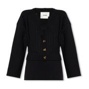 Morrow geribbelde cardigan Aeron , Black , Dames