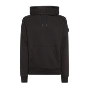 Katoenen sweatshirt Peuterey , Black , Heren