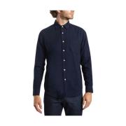Casual Shirts Portuguese Flannel , Blue , Heren