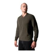 V-neck Knitwear Daniele Fiesoli , Green , Heren