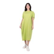 Maxi Jurk Roberto Collina , Green , Dames