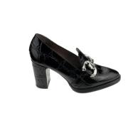 Klassieke Leren Pump met MemoryGel Binnenzool Wonders , Black , Dames