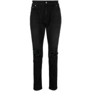 R1D Destroyer Denim Slim-Cut Jeans Zwart Represent , Black , Heren