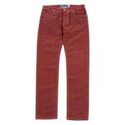 Slim Nicolás Corduroy Jeans Jacob Cohën , Red , Heren