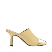 Heeled Mules Neous , Beige , Dames