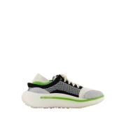 Multicolor Gebreide Sneakers - Leren Mix Y-3 , Multicolor , Heren