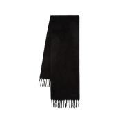 Zwart Alpaca Oversized Sjaal Ami Paris , Black , Unisex