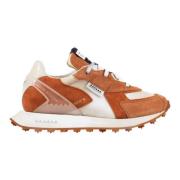 Aggressieve Sneakers met Italiaans vakmanschap RUN OF , Brown , Dames