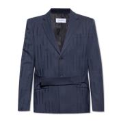 Single-breasted blazer Off White , Blue , Heren