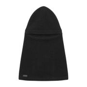 Zwarte Cashmere Balaclava Saint Laurent , Black , Dames