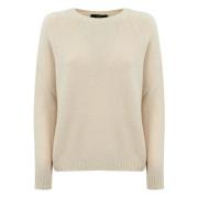 Crème Alpaca Trui Max Mara Weekend , Beige , Dames