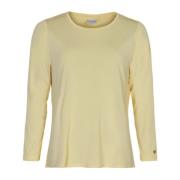 Nina T-shirt 3/4 14920 IN Front , Yellow , Dames