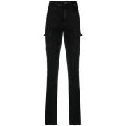 Zwarte Atlantische Cargo Jeans 3X1 , Black , Dames