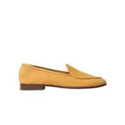 Klassieke Beige Suede Loafer Scarosso , Beige , Heren